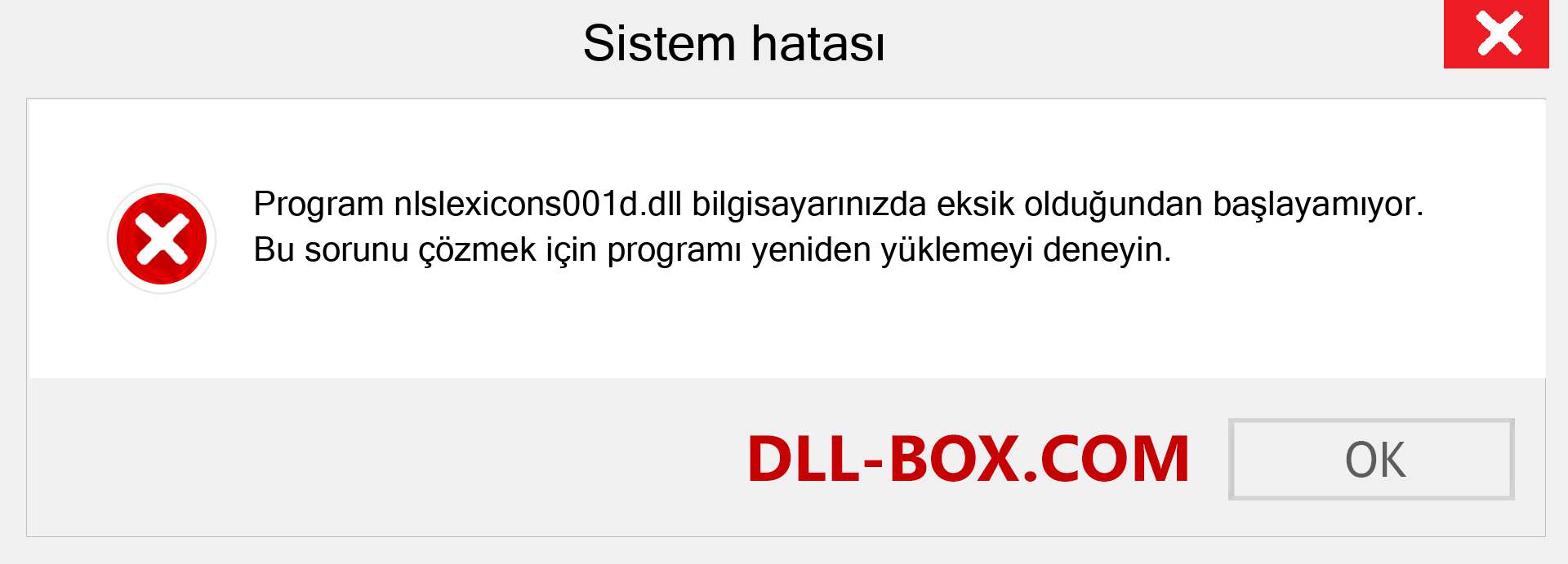 nlslexicons001d.dll dosyası eksik mi? Windows 7, 8, 10 için İndirin - Windows'ta nlslexicons001d dll Eksik Hatasını Düzeltin, fotoğraflar, resimler